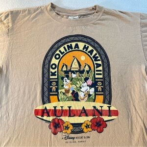 Vintage Crazy Shirts & Disney Aulani Resort Colab T Shirt Size Small